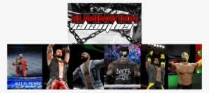 Alex Vs G Vs Ghost Vs Steven Vs Eric Vs Bray For Tcf - Wwe Elimination Chamber