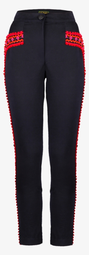 Zorro Pants Black Flash - Pocket