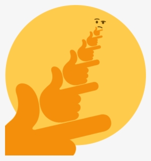 Thinking In The 4th Dimension - Thinking Emoji Deep Fried