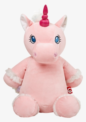 Pink Unicorn Cubby Stuffie - Unicorn Teddy Bear