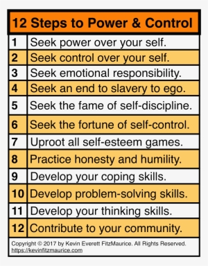 12 Steps To Power & Control - 4 En 5 Mei