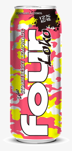 Loko Decaf Peach Style - Strawberry Lemonade Four Loko Flavors