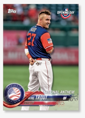 Mike Trout - Mike Trout Baseball Card From 2018