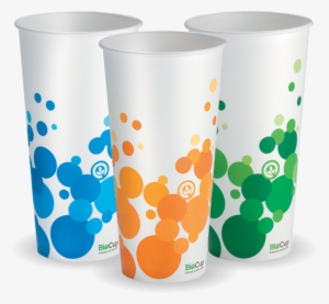 Cold Cups & Paper Straws, Paper Cups & Lids - Paper Cup 22 Oz