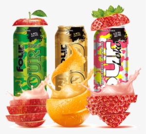 美国原装进口four Loko四洛克果味饮料鸡尾酒695ml（3罐装 - Four Loko Beer Mango, 23.5 Fl Oz