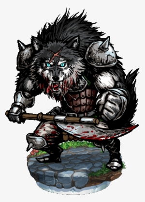 Wolfman Warrior Figure - Illustration