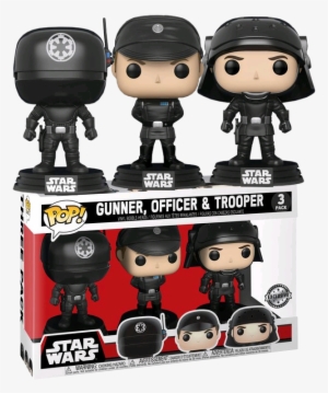 Death Star Gunner, Officer & Trooper Us Exclusive Pop - Funko Pop Star Wars