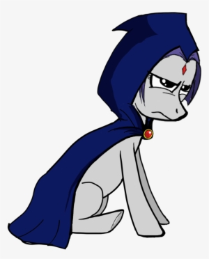 Marker, Ponified, Raven , Safe, Solo, Teen Titans - Raven