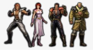 The Costumes Worn By Bat, Rin, Ein And Falco In The - Shachi Fist Of The North Star