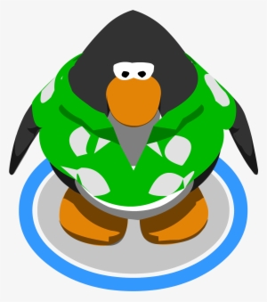 Hawaiian Shirt In-game - Club Penguin Blue Penguin