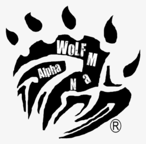 Alpha Wolfman Große Glatte Geschenk-tasche Große Geschenktüte