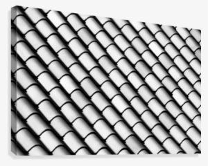 Black And White Terracotta Abstract Canvas Print - Canvas Print