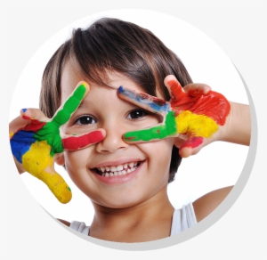 Color Hand Boy - Boy With Color Hand