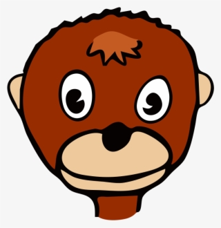 How To Set Use Cartoon Monkey Face Svg Vector
