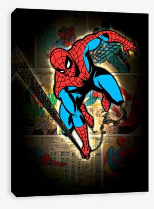 Spider-man Swing - Spider-man Canvases By Entertainart - Spider-man Swinging