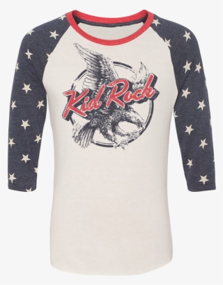 Click For Larger Image - America Star Baseball Tee