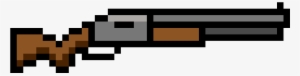 Fortnite Pump Shotgun - Minecraft Pixel Art Guns