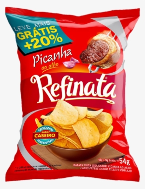 Batata Lisa Refinata Sabor Picanha - Batata Refinata