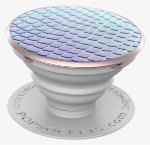 Iridescent Snake Popsocket - Saffiano Rose Gold Popsocket