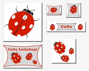 Ladybug - Party Decor - 6 Pack - Ladybug Lady Bug Novelty 9" Flying Disc