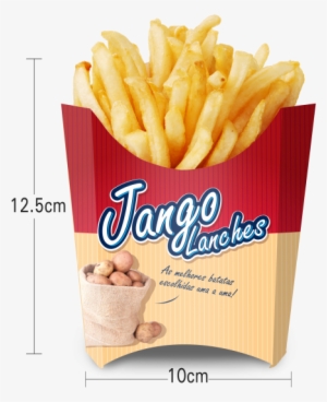 8# Batata Frita Couchê 300g 17,5x30 - French Fries - White Case - Ipad Mini