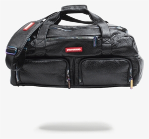 Sprayground Black Leather Iridescent