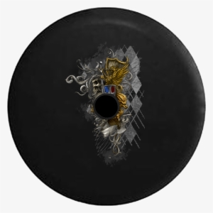 Jeep Wrangler Jl Backup Camera Day Skull Skeleton Shield - Circle