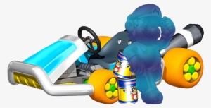 Shadow Mario A Bit Of Publicity For Super Mario Sunshine - Mario Kart 8 Characters Lakitu