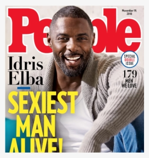 Idris Elba, Sacré "homme Le Plus Sexy" - People Magazine - 1200x630 PNG