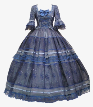 1800s Dresses, Old Dresses, Old Fashion Dresses, Victorian - Royal Blue 18th Century Ball Gown
