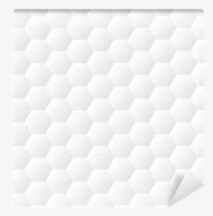 Seamless Dented Hexagons White Wall Texture - Circle