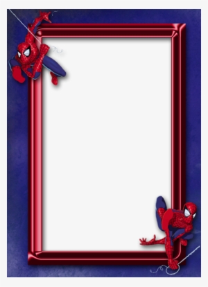 Spiderman Clipart Border - Spiderman Frame - 434x600 PNG Download - PNGkit