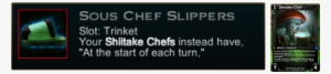Sous Chef Slippers - Lyrics
