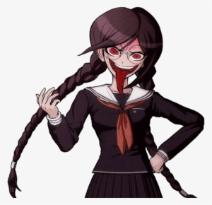 Danganronpa V3 Bonus Mode Genocide Jack Sprite (2) - Touko Fukawa Full Body Sprite
