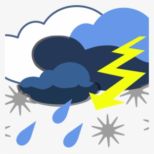 Storm Clipart Lightning Thunder Free Vector Graphic - Storm Clipart