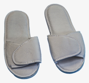 Velour Slipper Open Toe - Slipper