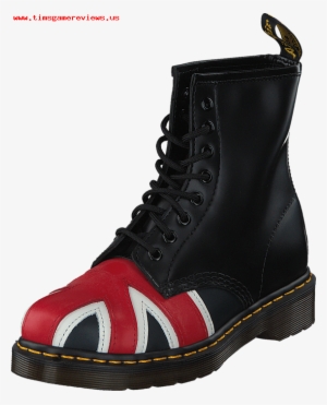 Buy Dr Martens 1460 Union Jack Union Jack Black Shoes - Dr Martens 10950 Union Jack Black Smooth Size 9