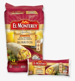 El Monterey Introduces Meat Lovers Flavor To Breakfast - El Monterey Meat Lovers Breakfast Burrito