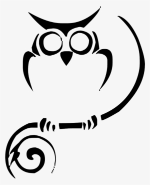 Frnds Useful Tattoos Png Use Kare - Simple Tribal Owl Tattoos