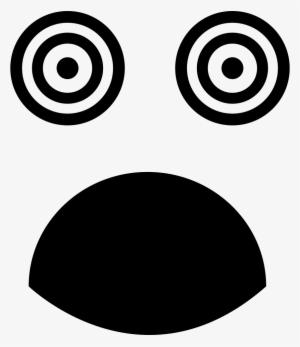Surprised Square Face With Eyes And Mouth Opened Comments - Boca Sorprendida Png