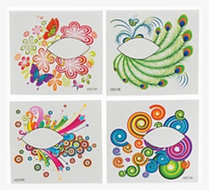 Temporary Eye Tattoo Assortment - Eye Shadow