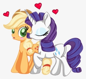 Blushing, Cute, Eyes Closed, Female, Heart, Lesbian, - Cartoon