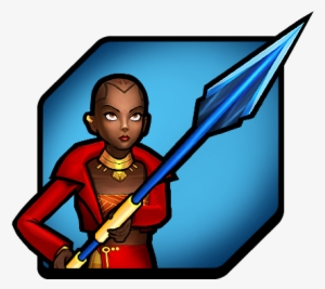 Okoye From Marvel Avengers Academy 001 - Cartoon