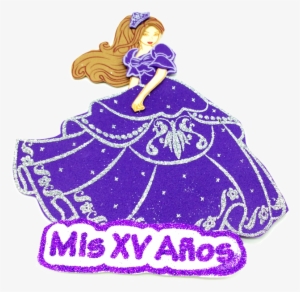 8" Quinceanera Foami Figurine - Centro De Mesa Para Quinceañera Del 2018