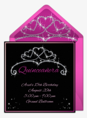 We Love This Free Quinceañera Invitation With A Sparkly - Masquerade Ball