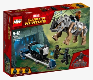Rhino Face-off By The Mine - Lego Black Panther Rhino Face Off