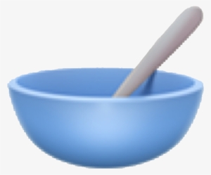 Bowl Emoji Sticker Png Sticker Freetoedit - Bowl With Spoon