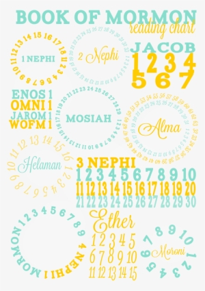 Book Of Mormon Reading Chart - Book Of Mormon Reading Chart Young Womens
