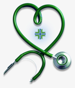 Diseases - Green Stethoscope Heart Png