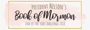Book Of Mormon Reading Challenge - Book Of Mormon
